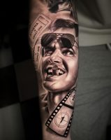 tatuar realismo tatuaje realismo tatuaje fotorealismo - Jaula Tattoo Estudio de tatuajes Torrente - Estudio Tatuajes Valencia Naranja Mecánica