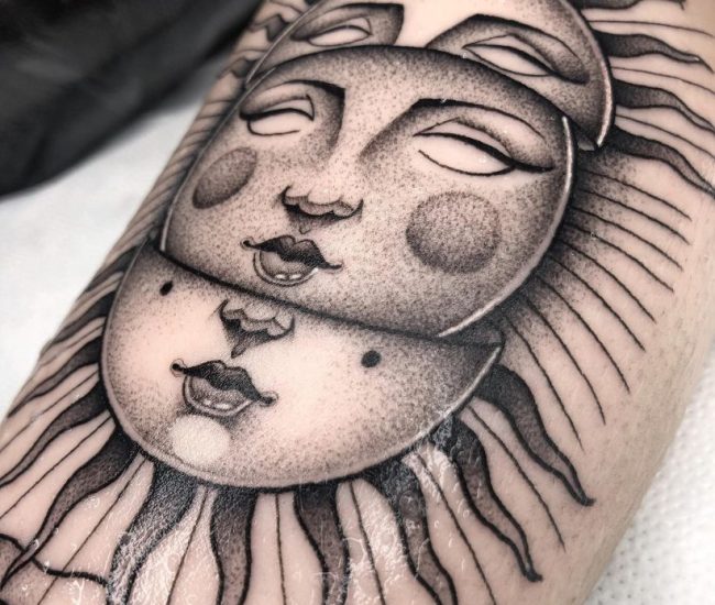 tatuaje de un sol valencia